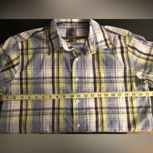Knights Of Round Table Plaid Short Sleeve Shirt - Picture 4 of 5